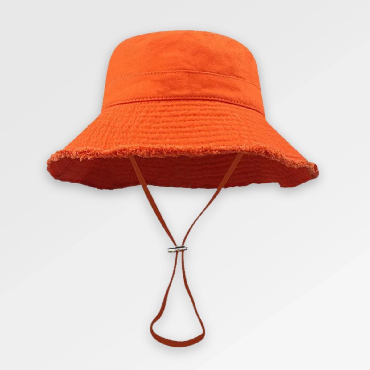 Frayed Denim Bucket Hat