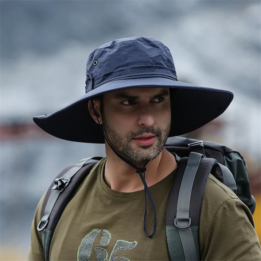 Extra Wide Brim Bucket Hat