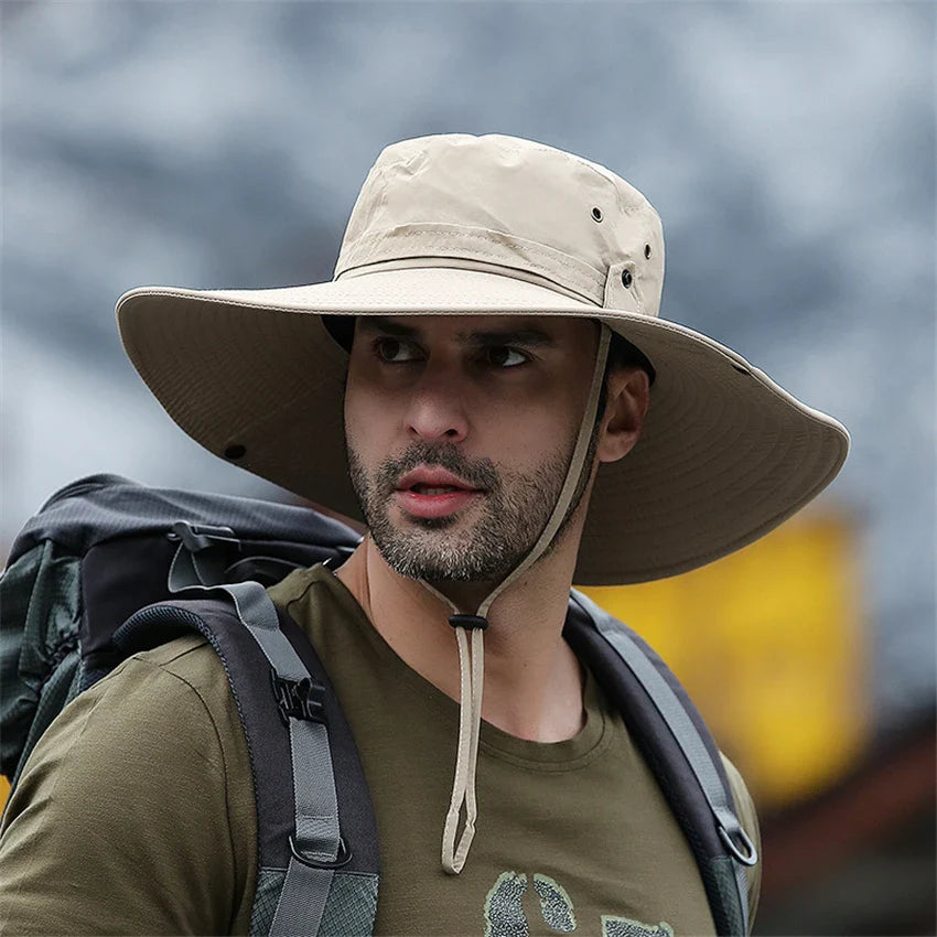 Extra Wide Brim Bucket Hat