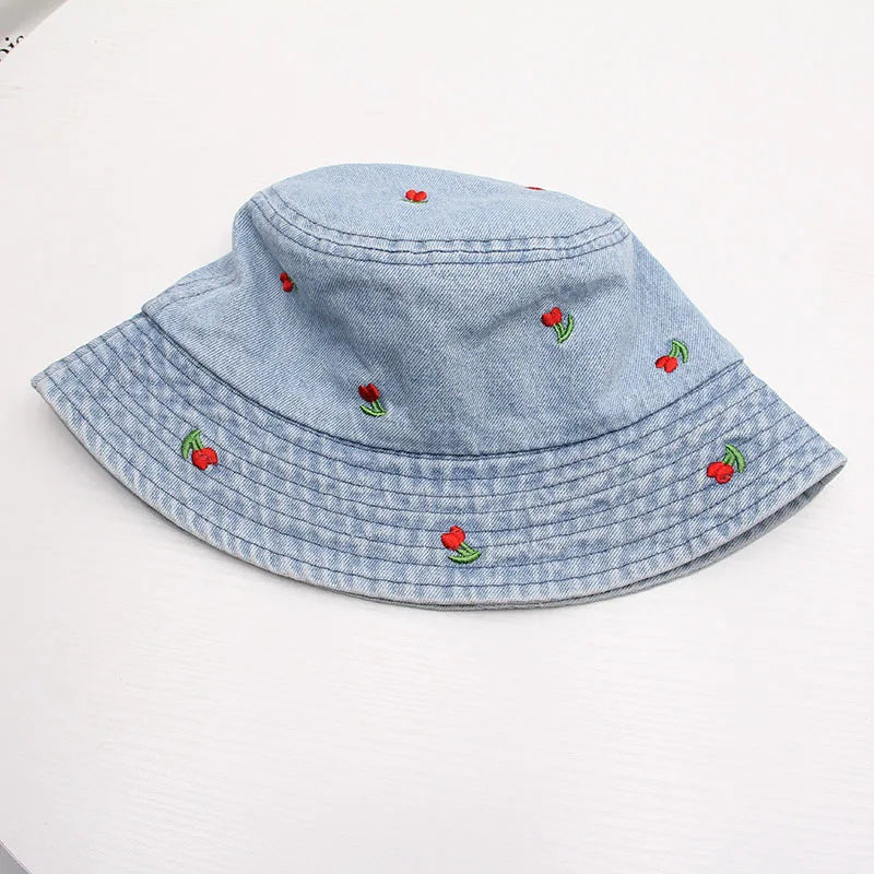 Ladies Denim Bucket Hat