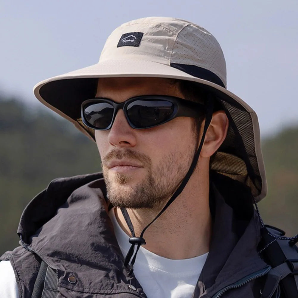 Neck Protection Men's Bucket Hat