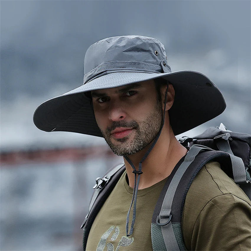 Extra Wide Brim Bucket Hat