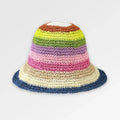 Striped_Bucket_Hat_Crochet front view