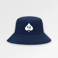 White and Blue Bucket Hat