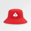 White_and_Red_Bucket_Hat front view